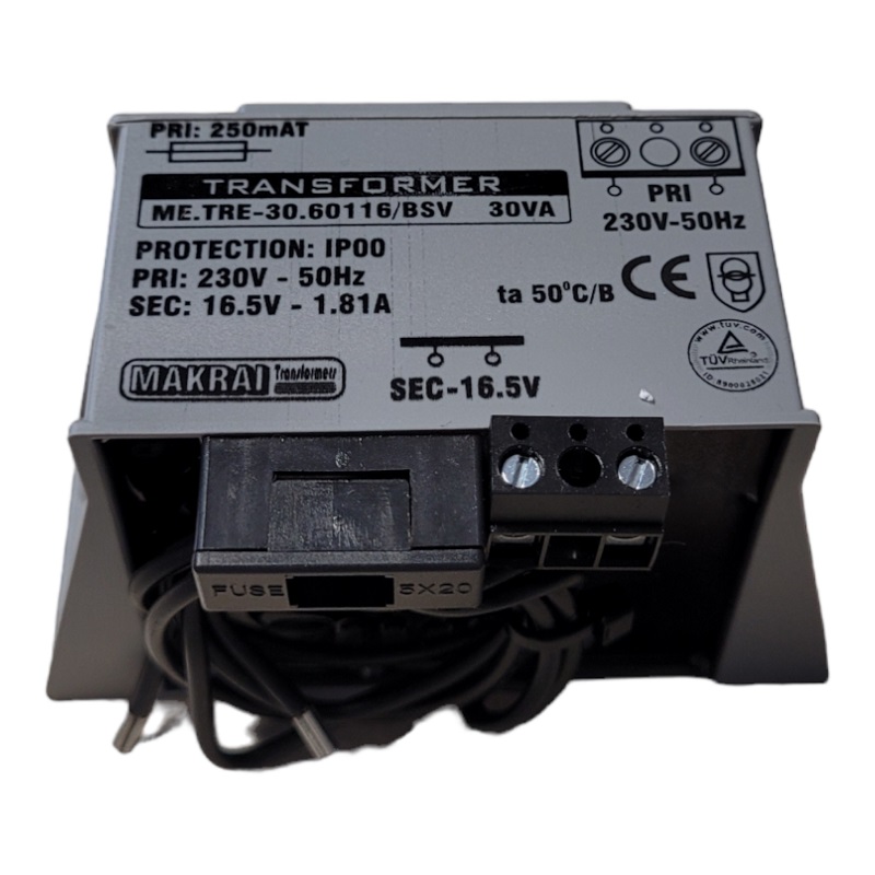 ME.TRE-30.60116/BSV Makrai 16V transzformátor 30VA riasztóba