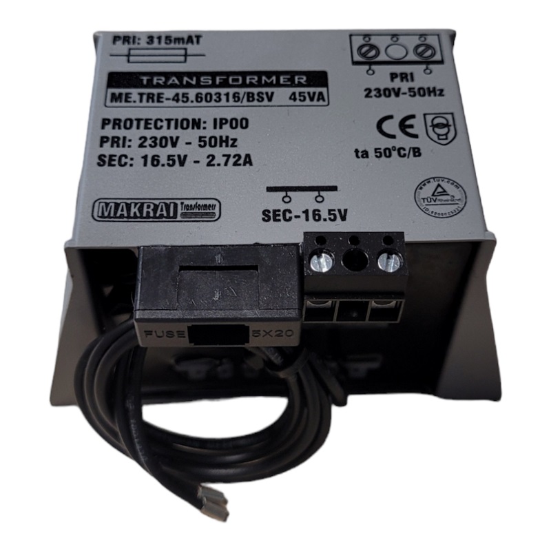 Makrai 16V transzformátor 45VA riasztóba