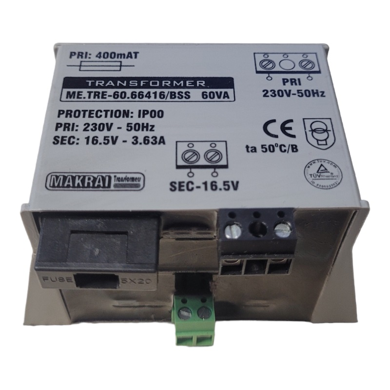 Makrai 16V transzformátor 60VA riasztóba