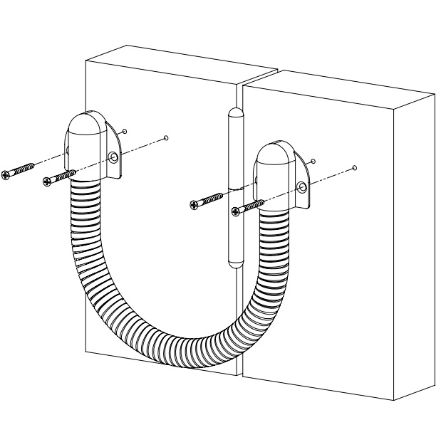 DLK-403C ajtó átvezető