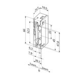 FF-118.13-A71 mágneszár méret