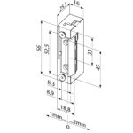 FF-118F-A71 mágneszár rajz