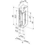 FF-138-E91 mágneszár méret