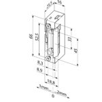 FF-148-A71 mágneszár méret