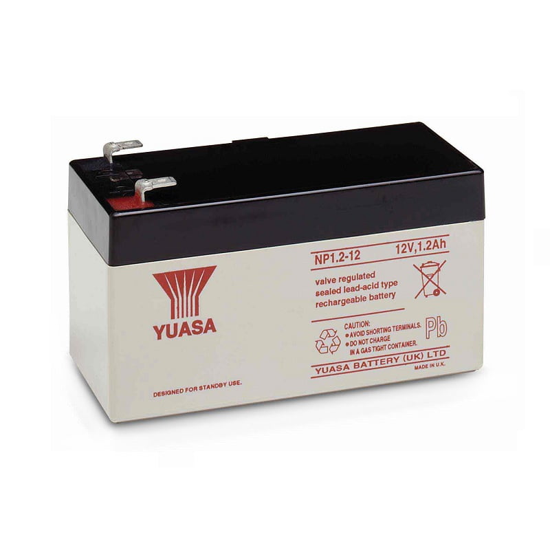 Yuasa 12V 1,2Ah akkumulátor akkumulátorok riasztóba