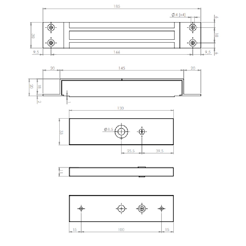 SM-150MA síkmágnes