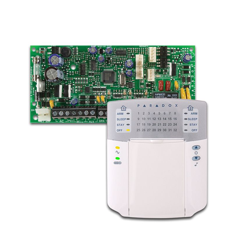 Paradox SP4000 K32 riasztó szett behatolásjelző központ riasztóközpont