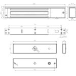 YM-280N(LED) síkmágnes
