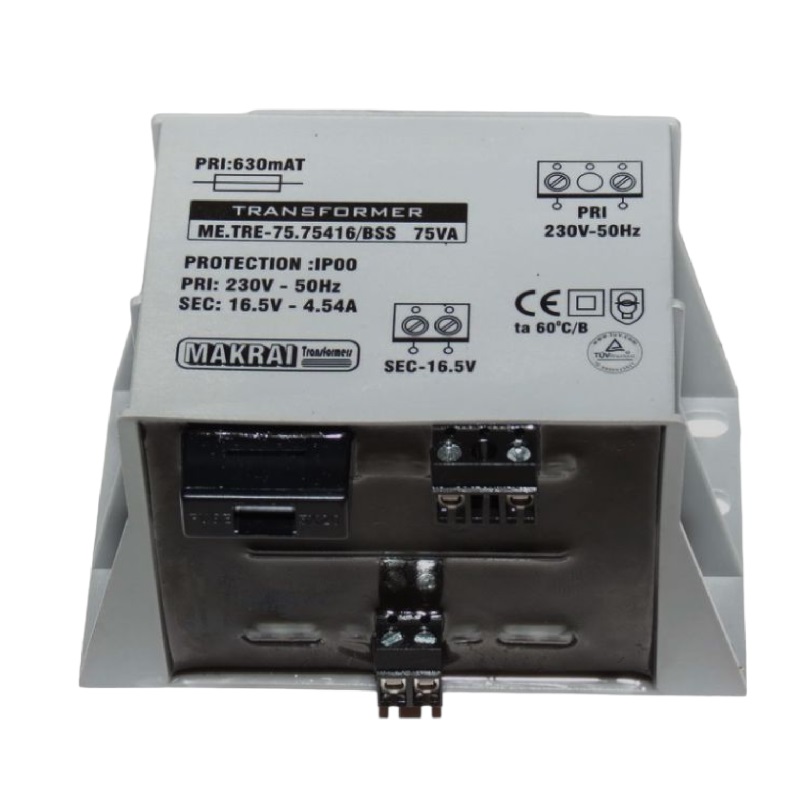 Makrai 16V transzformátor 75VA riasztóba