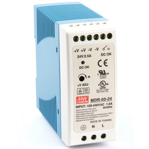 Mean Well MDR-60-24 tápegység