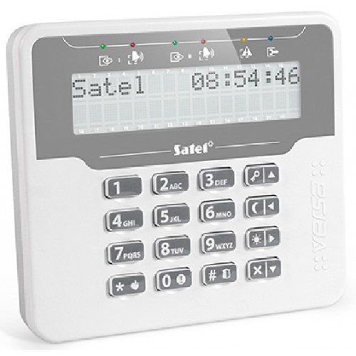 SATEL VERSA LCDM WH kezelő