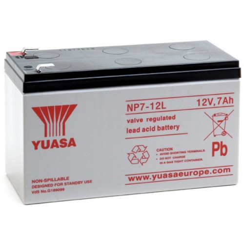 Yuasa NP7-12 7Ah 12V Yuasa riasztó akkumulátor behatolásjelzők akkumulátorok