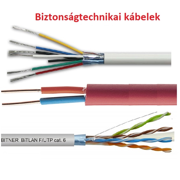 Biztonságtechnikai kábelek