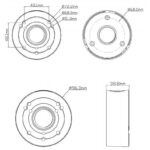 Techson BKJ3CE szerelődoboz méret