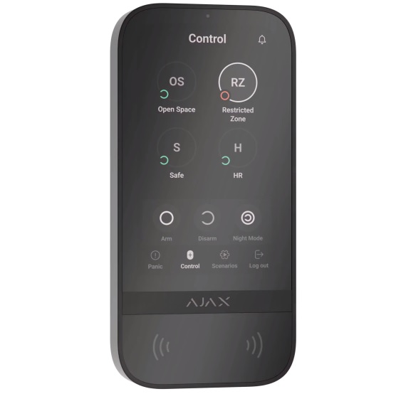 Keypad TouchScreen Ajax érintőképernyős kezelő riasztórendszerekhez