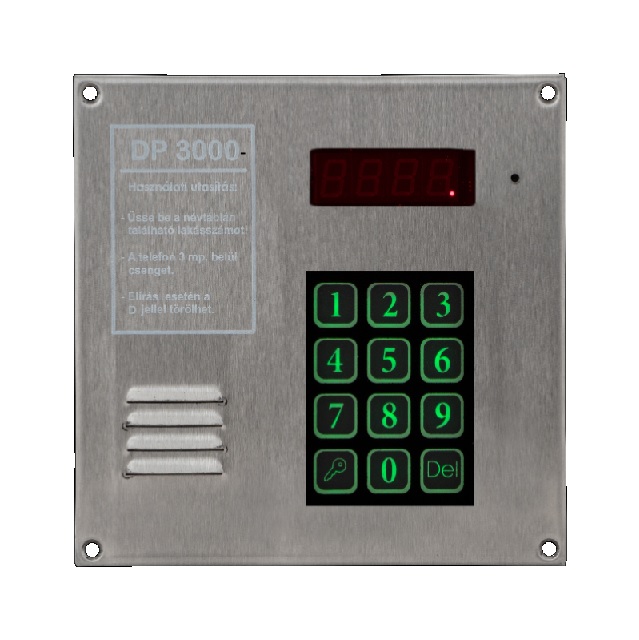 dp3000-INOX DP 3000 kaputelefon ház