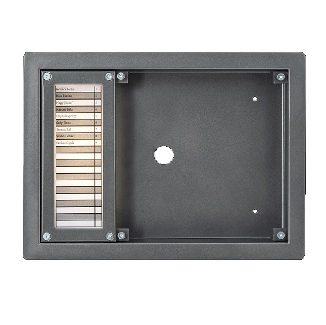 dprs20-S névtábla kicsi süllyesztett