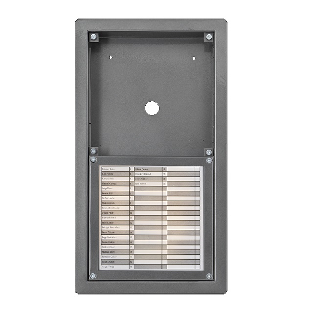 dprs50-S névtábla nagy süllyesztett