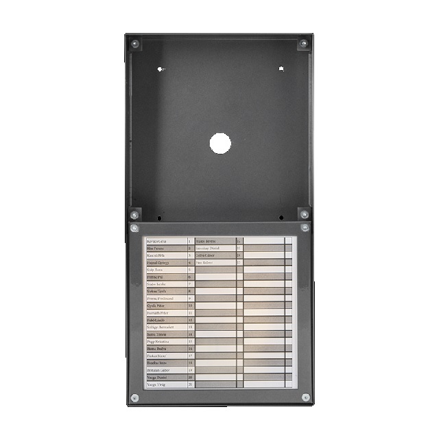 DPRS50-VFK-INOX névtábla kicsi felületre szerelt