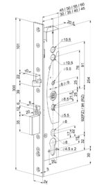 abloy el460 100110 92/35/24 elektromechanikus 100130 92/45/24 egyoldalaszár méret