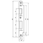 ABLOY EA324 ellenoldal méret