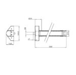 ABLOY PED300-GG pánikrúd, méret