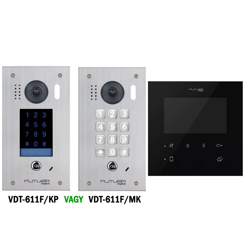 Futura Digital VFK-471(W/B)-F fekete kaputelefon